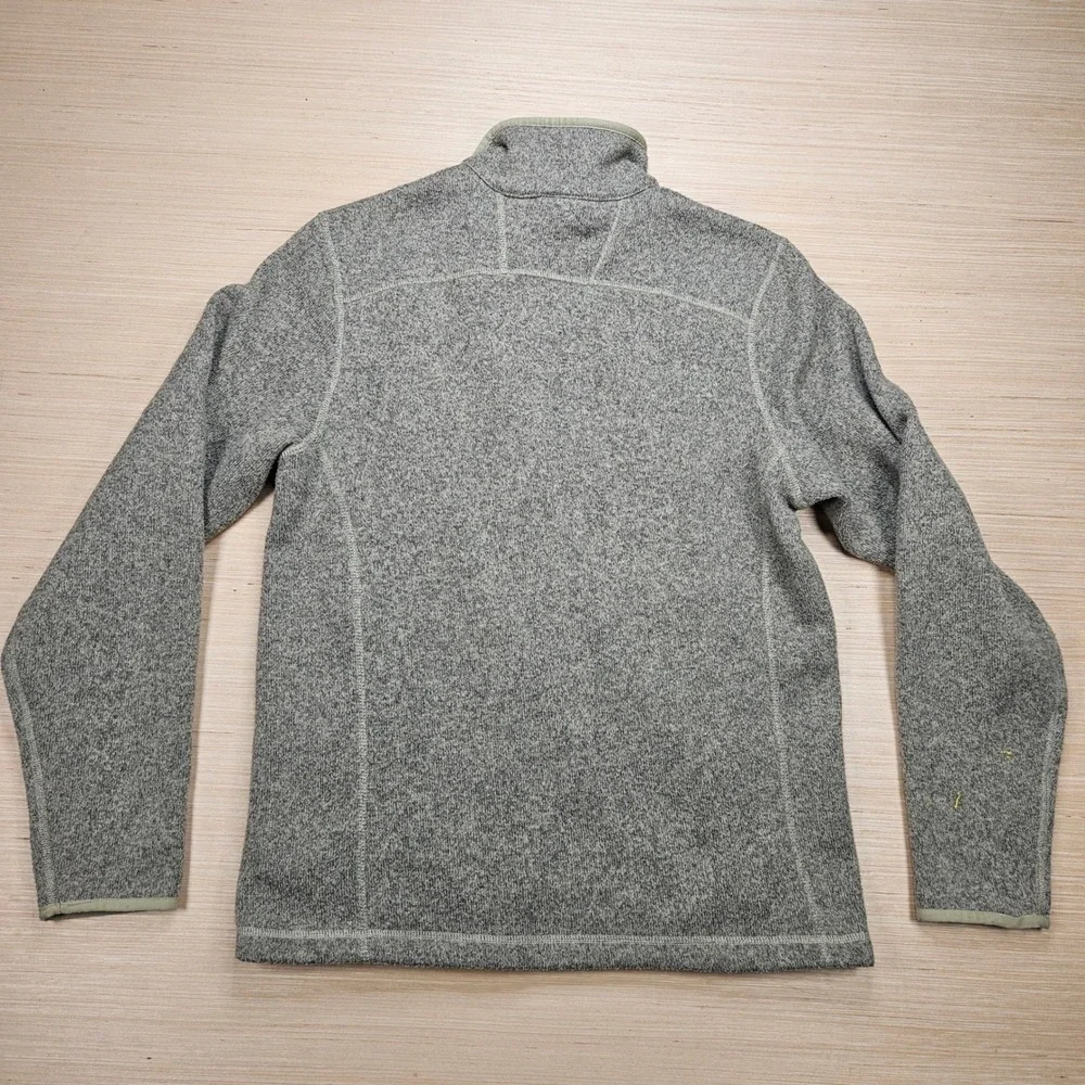 The North Face Gordon Lyons Jacket Mens M Gray Full Zip Fleece Sweater Hiking